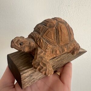 Brown Tortoise Door Stopper